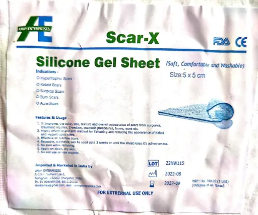 Scar-X Silicone Gel Sheet (5 x 5 cm)