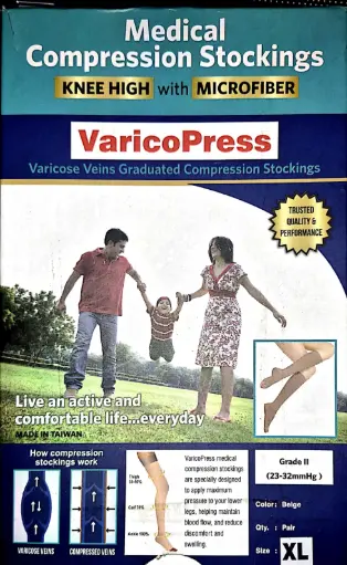 VaricoPress Medical Compression Stockings